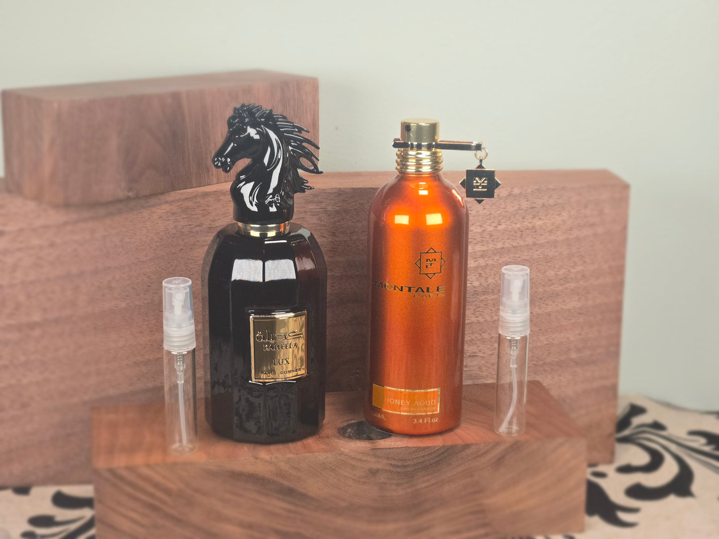 Combinaison Orientale - Paris Corner Kaheela Lux et Montale Honey Aoud - Échantillon de Parfum 5ml/2ml