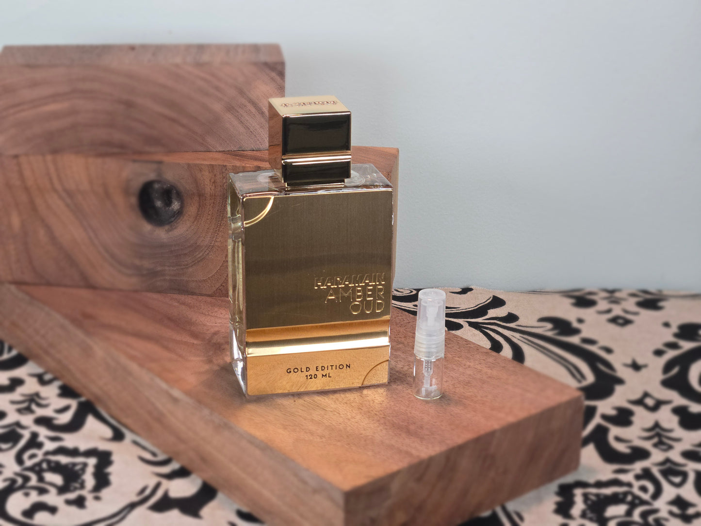 Al Haramain Amber Oud Gold Edition - Perfume Sample 5ml/2ml - Travel Size - Middle Eastern Fragrance
