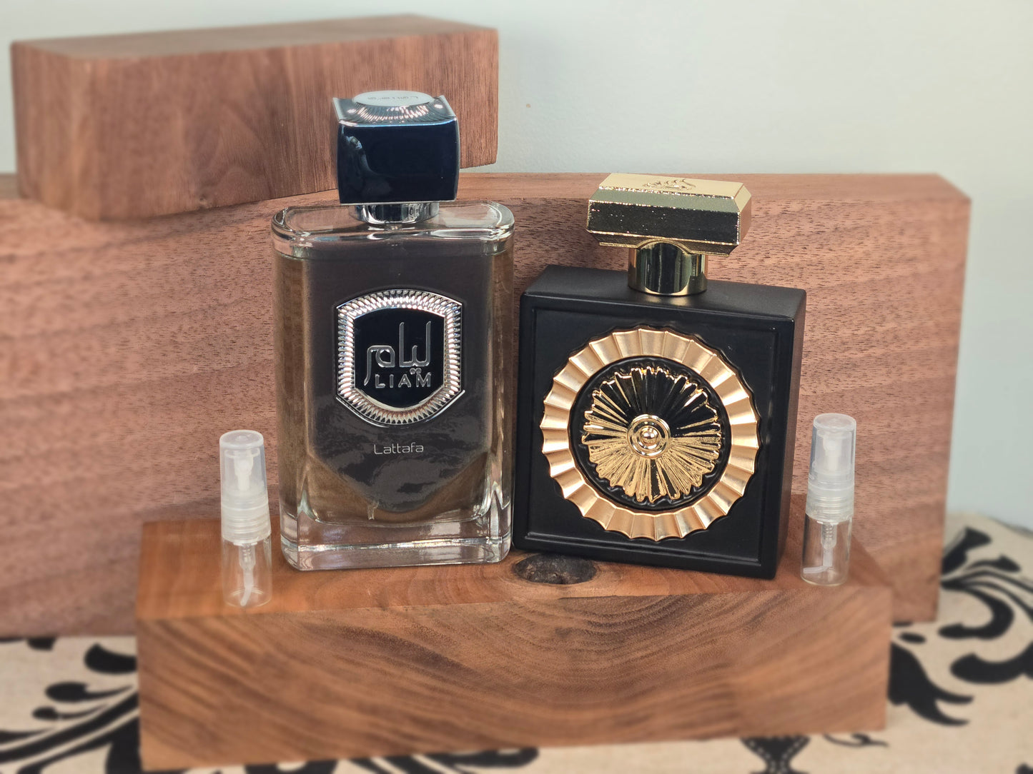 Combinaison De Thé et De Chocolat - Lattafa Liam et Nebras - Échantillon de Parfum 5ml/2ml