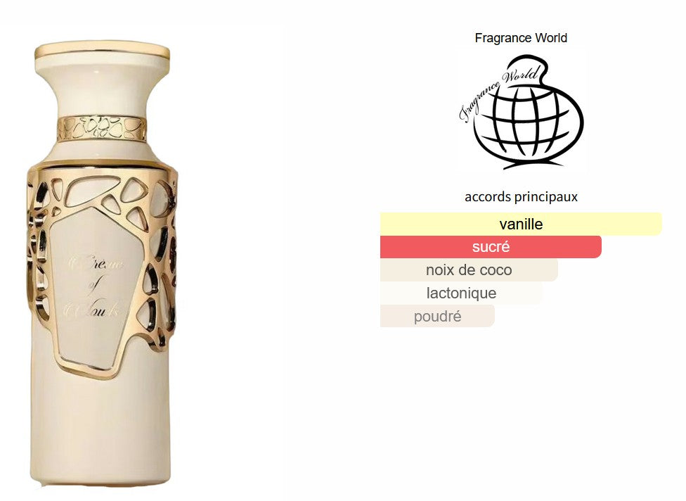 Fragrance World Creme of Clouds - Échantillon de Parfum 5ml/2ml - Format de Voyage - Parfum du Moyen-Orient