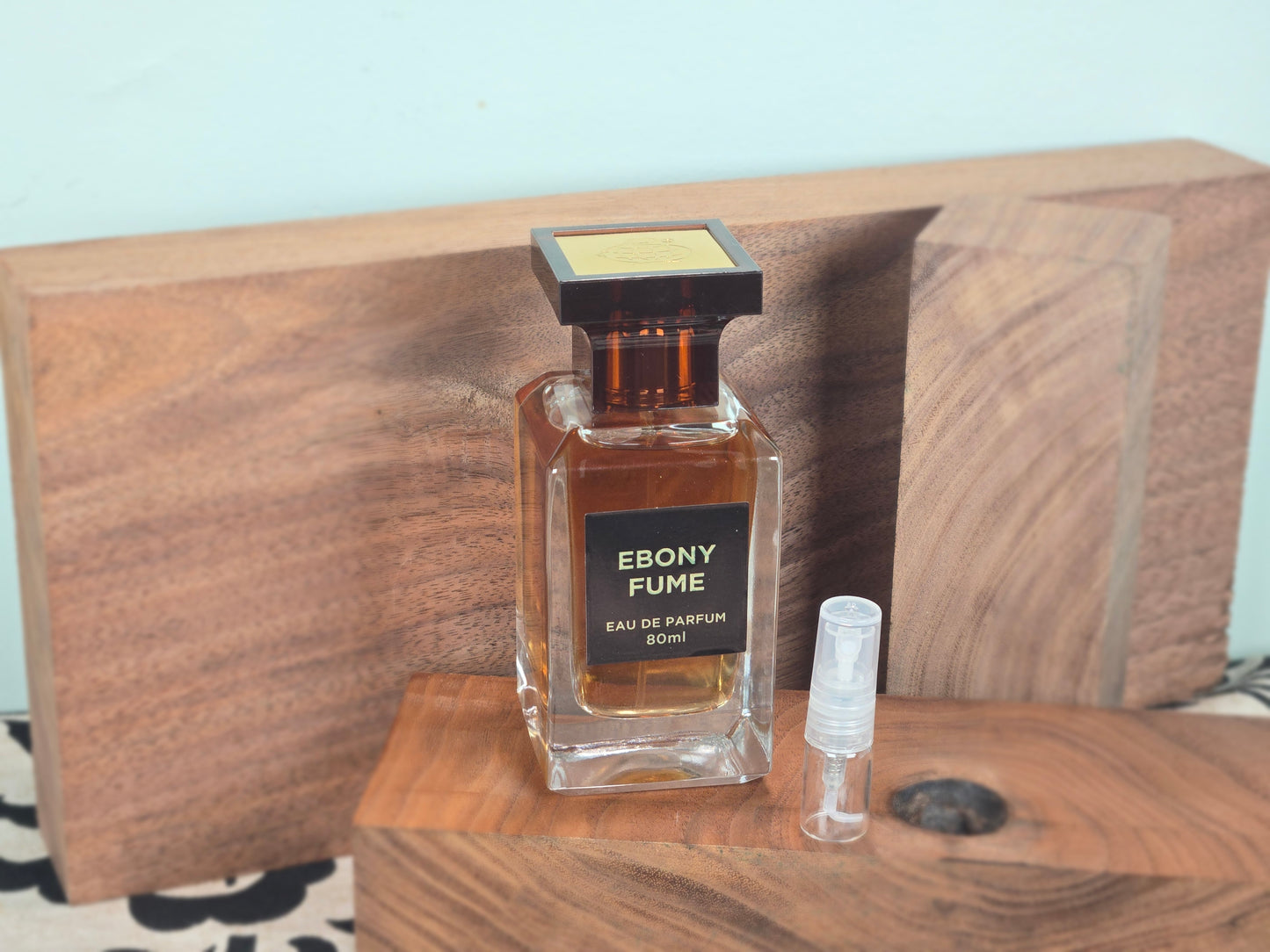 Fragrance World Ebony Fume - Perfume Sample 5ml/2ml - Travel Size - Middle Eastern Fragrance