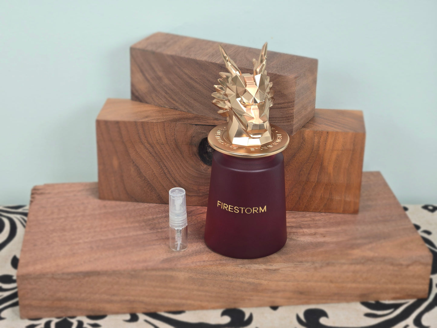 Fragrance World Firestorm - Perfume Sample 5ml/2ml - Travel Size - Middle Eastern Perfume