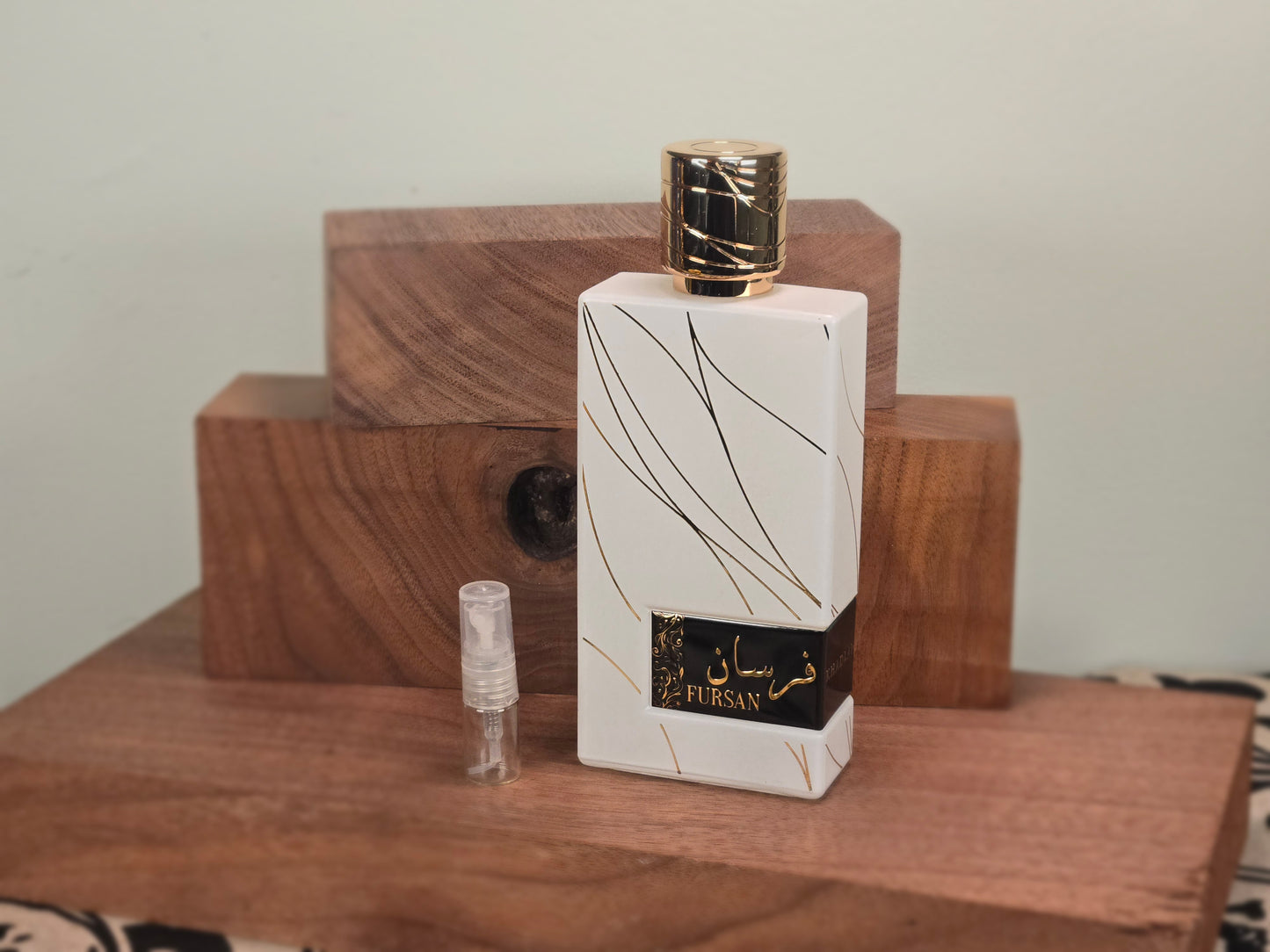 Khadlaj White Fursan - Échantillon de Parfum 5ml/2ml - Format de Voyage - Parfum du Moyen-Orient