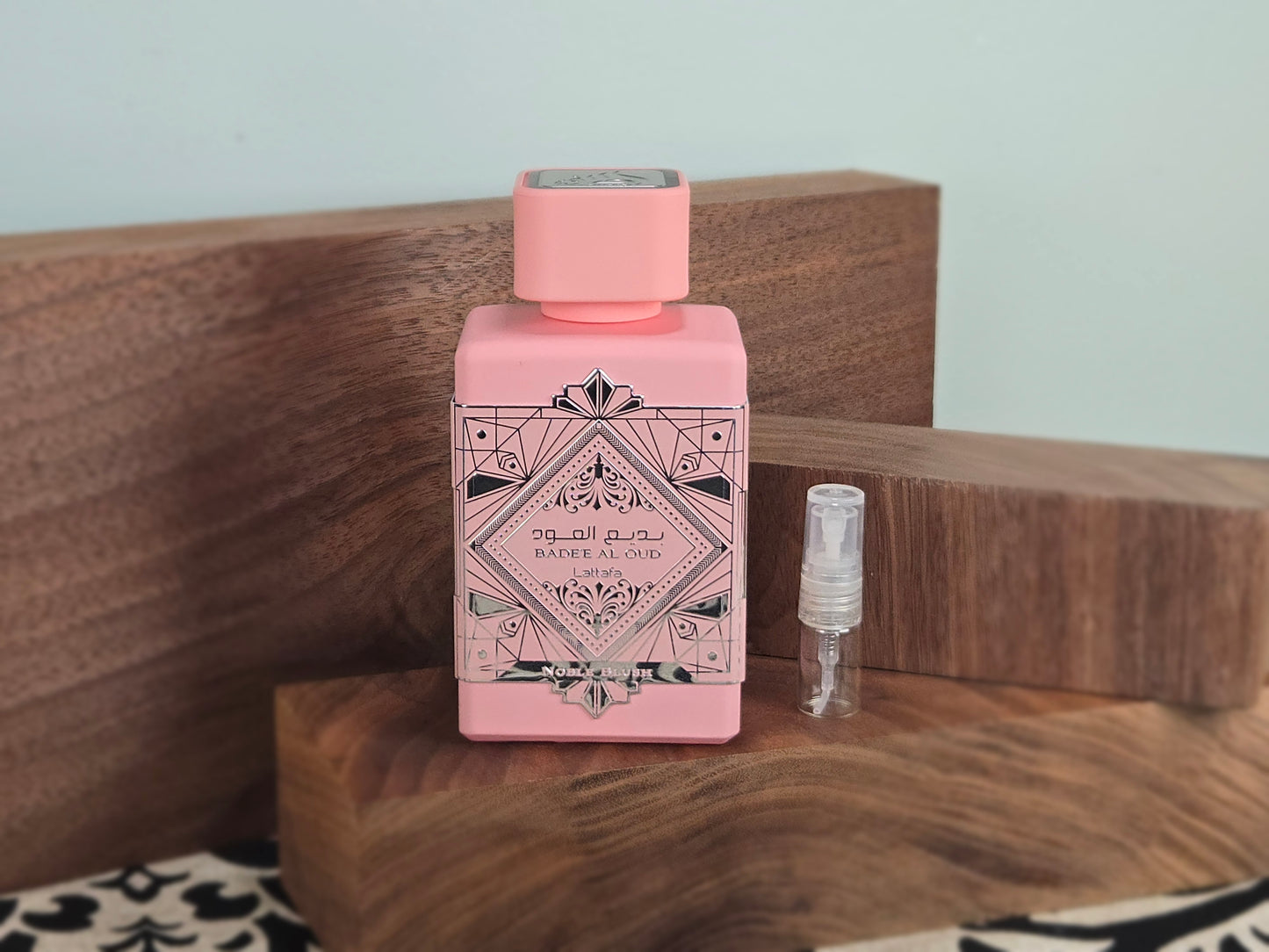 Lattafa Bade'e Al Oud Noble Blush - Perfume Sample 5ml/2ml - Travel Size - Middle Eastern Fragrance