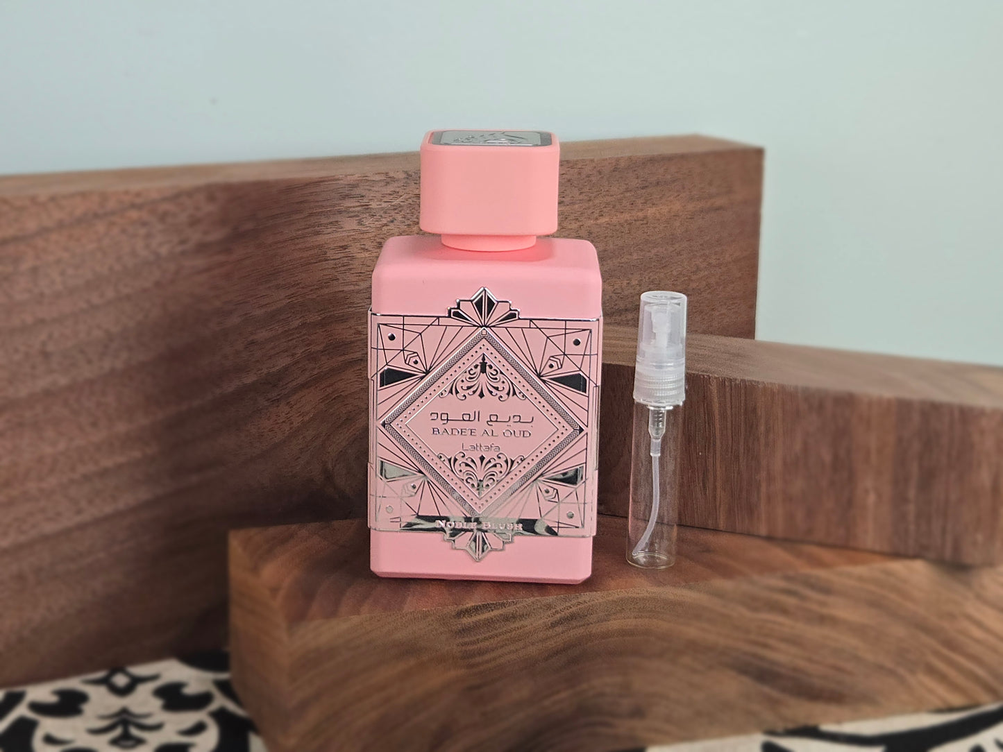 Lattafa Bade'e Al Oud Noble Blush - Perfume Sample 5ml/2ml - Travel Size - Middle Eastern Fragrance