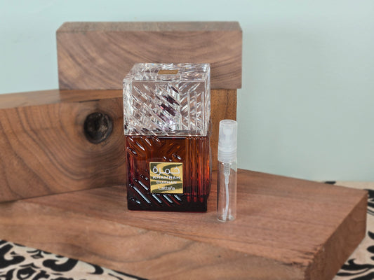 Lattafa Khamrah Dukhan - Échantillon de Parfum 5ml/2ml - Format de Voyage - Parfum du Moyen-Orient