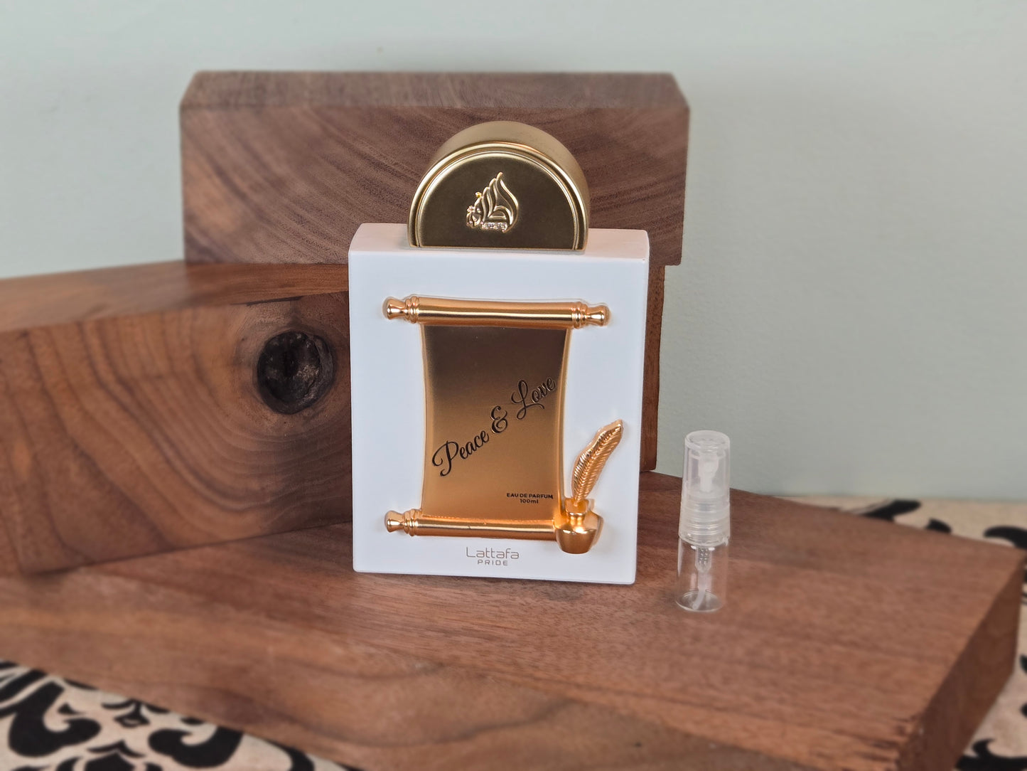 Lattafa Peace & Love - Ăchantillon de Parfum 5ml/2ml - Format de Voyage - Parfum du Moyen-Orient