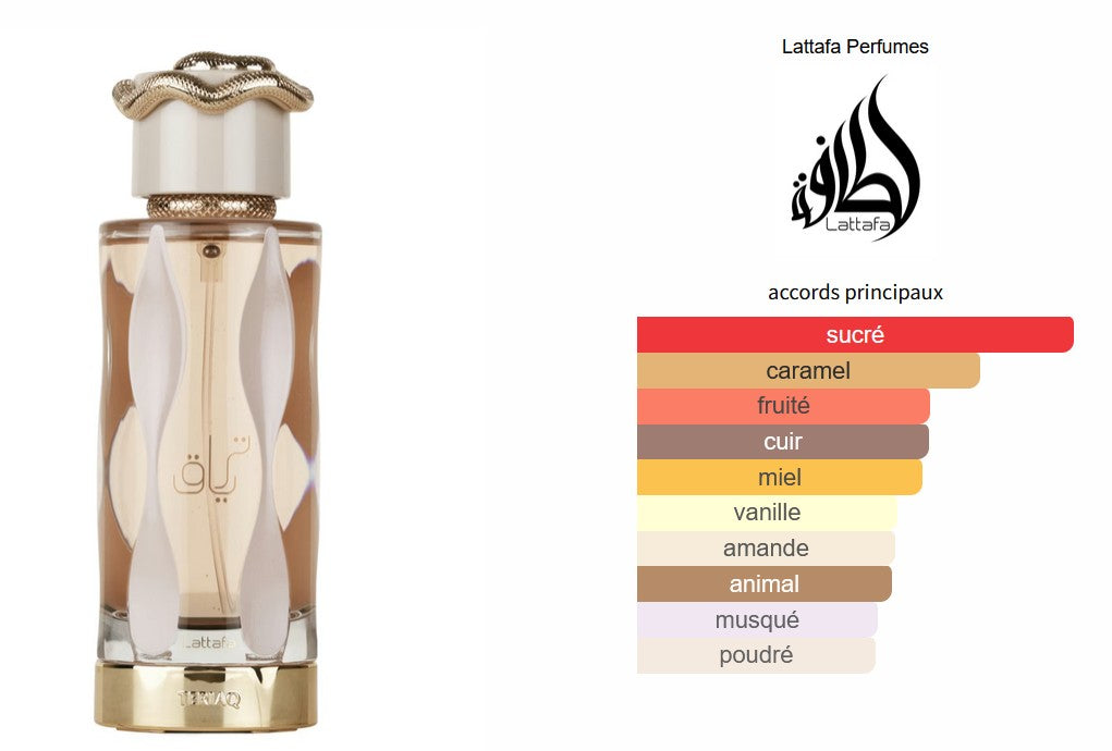 Lattafa Teriaq - Perfume Sample 5ml/2ml - Travel Size - Middle Eastern Fragrance