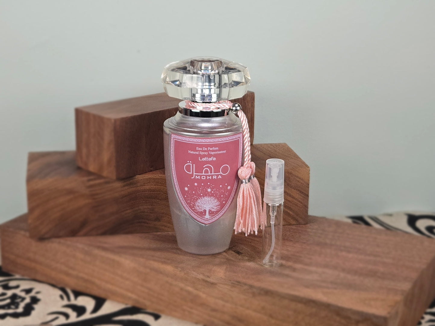 Lattafa Morha Silky Rose - Arabian Perfume Sample 5ml/2ml - Travel Size
