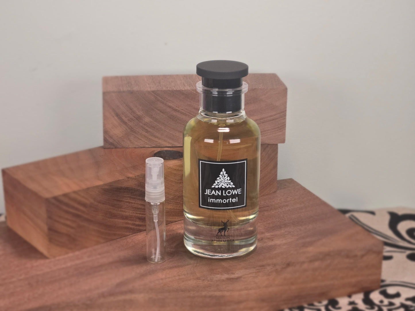 Maison Alhambra Jean Lowe Immortal - Échantillon de Parfum 5ml/2ml - Format de Voyage - Parfum du Moyen-Orient