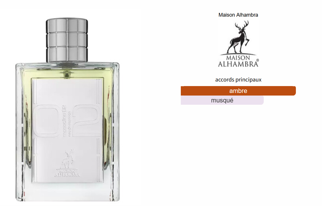Maison Alhambra Monocline 02 - Échantillon de Parfum 5ml/2ml - Format de Voyage - Parfum du Moyen-Orient