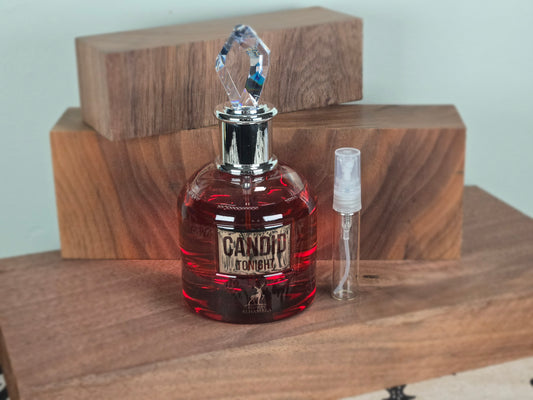 Maison Alhambra Candid Tonight - Arabian Perfume Sample 5ml/2ml - Travel Size
