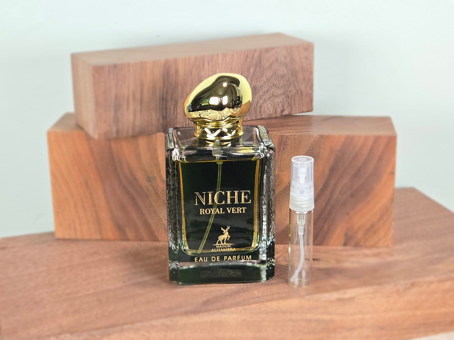 Maison Alhambra Niche Royal Vert - Échantillon de Parfum Arabe 5ml/2ml - Format de Voyage