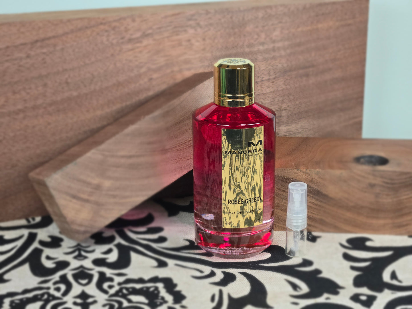 Mancera Roses Greedy - Perfume Sample 5ml/2ml - Travel Size - Middle Eastern Fragrance