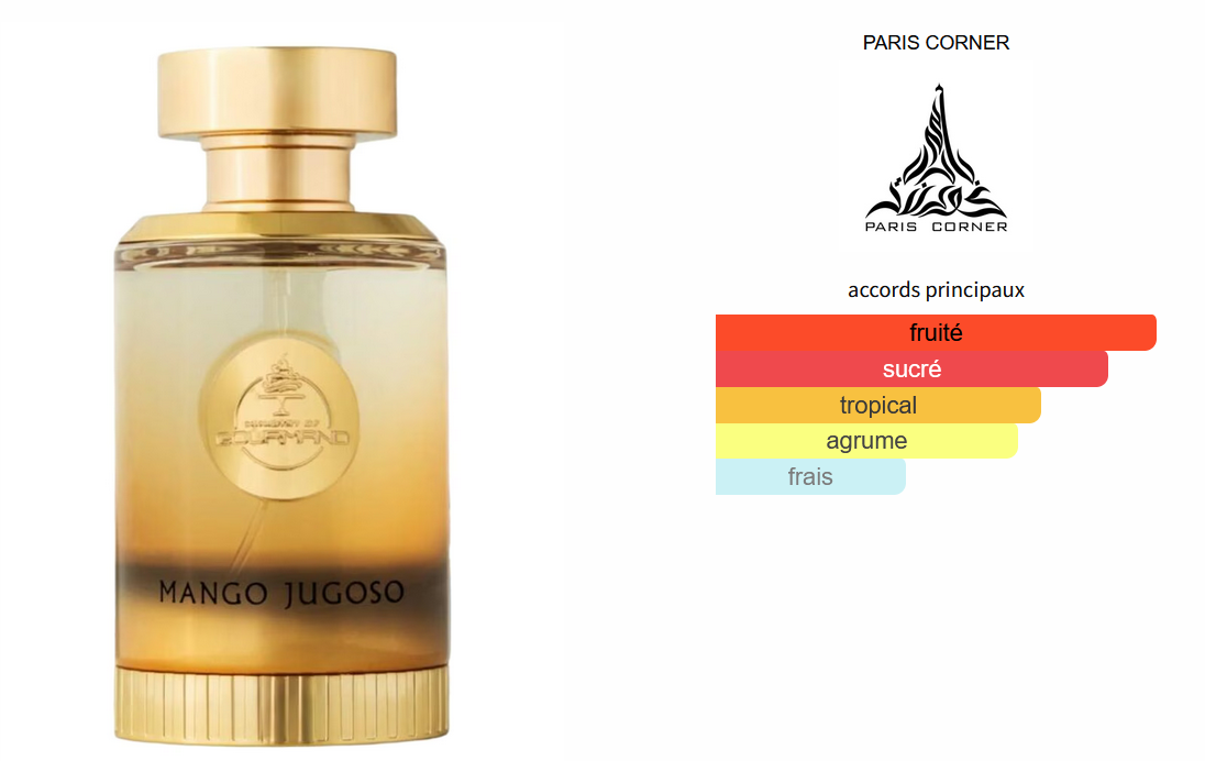 Paris Corner Mango Jugoso - Ăchantillon de Parfum 5ml/2ml - Format de Voyage - Parfum du Moyen-Orient