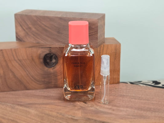 Zara Fabulous Sweet - Échantillon de Parfum 5ml/2ml - Format de Voyage Abordable