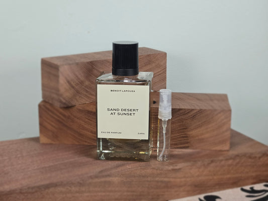 Zara Sand Desert At Sunset - Échantillon de Parfum 5ml/2ml - Format de Voyage Abordable