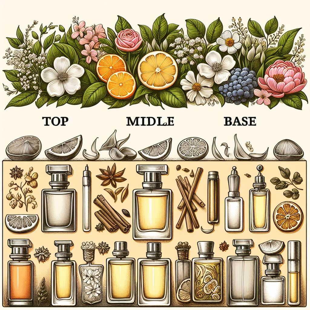 Parfumerie: Que sont les Notes de Tête, de Cœur et de Base? – Little ...