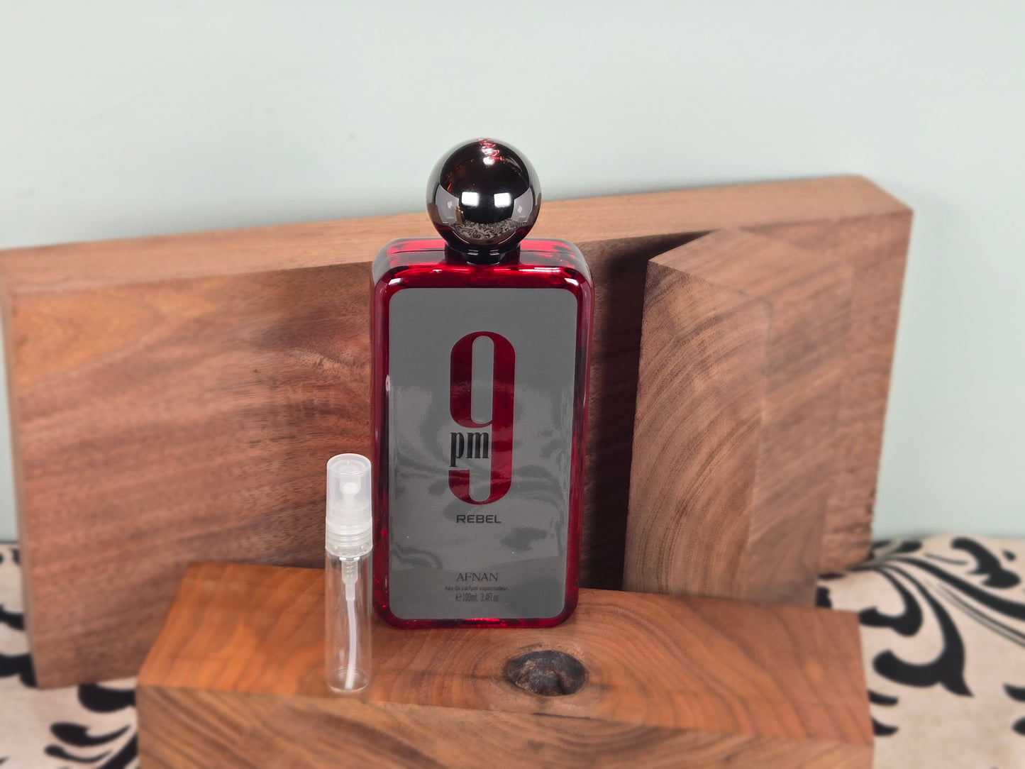 Afnan 9pm Rebel - Échantillon de Parfum 5ml/2ml - Format de Voyage - Parfum du Moyen-Orient