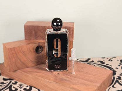 Afnan 9pm - Échantillon de Parfum 5ml/2ml - Format de Voyage - Parfum du Moyen-Orient
