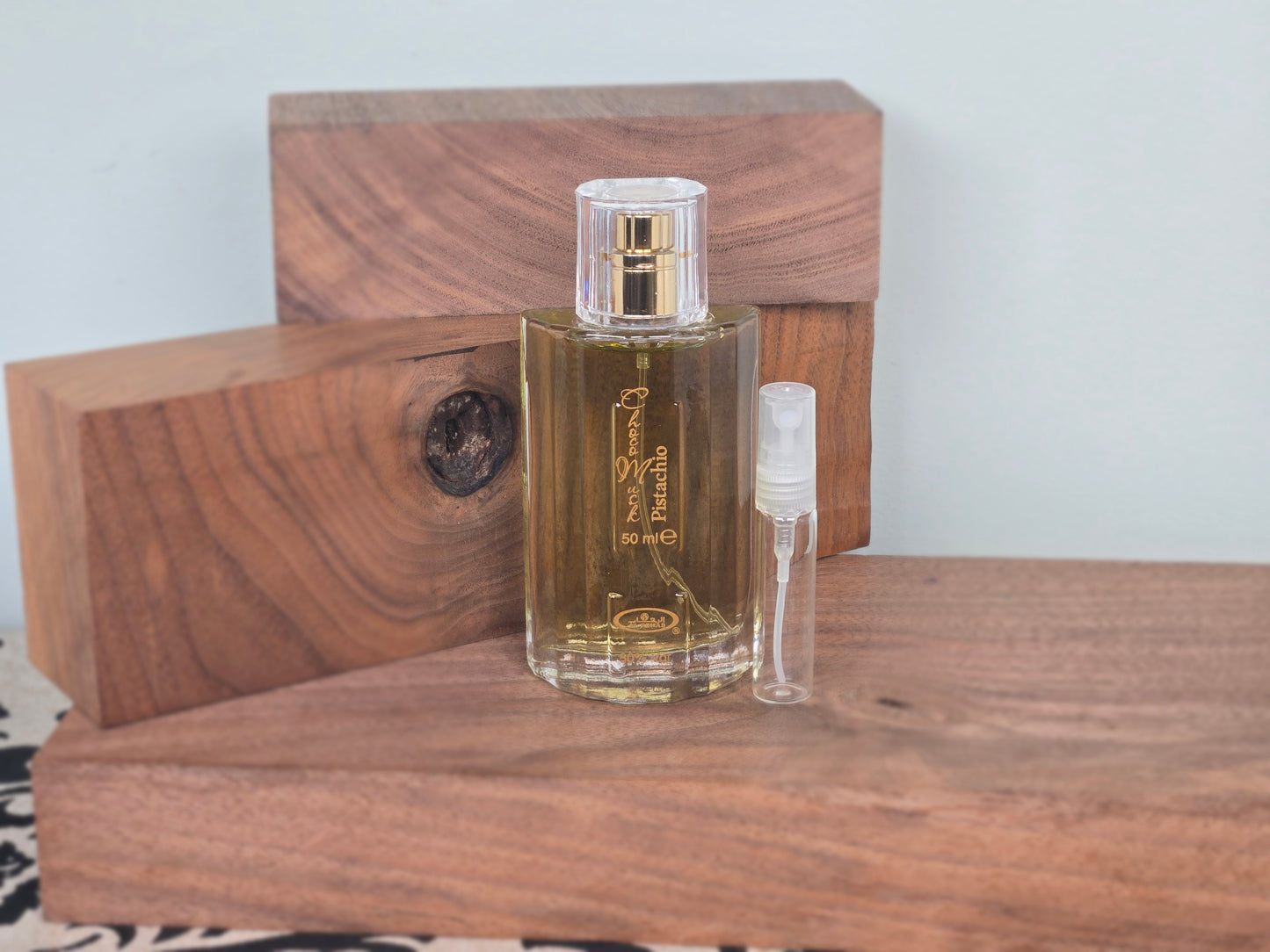 Al-Rehab Choco Musk Pistachio - Échantillon de Parfum 5ml/2ml - Format de Voyage - Parfum du Moyen-Orient