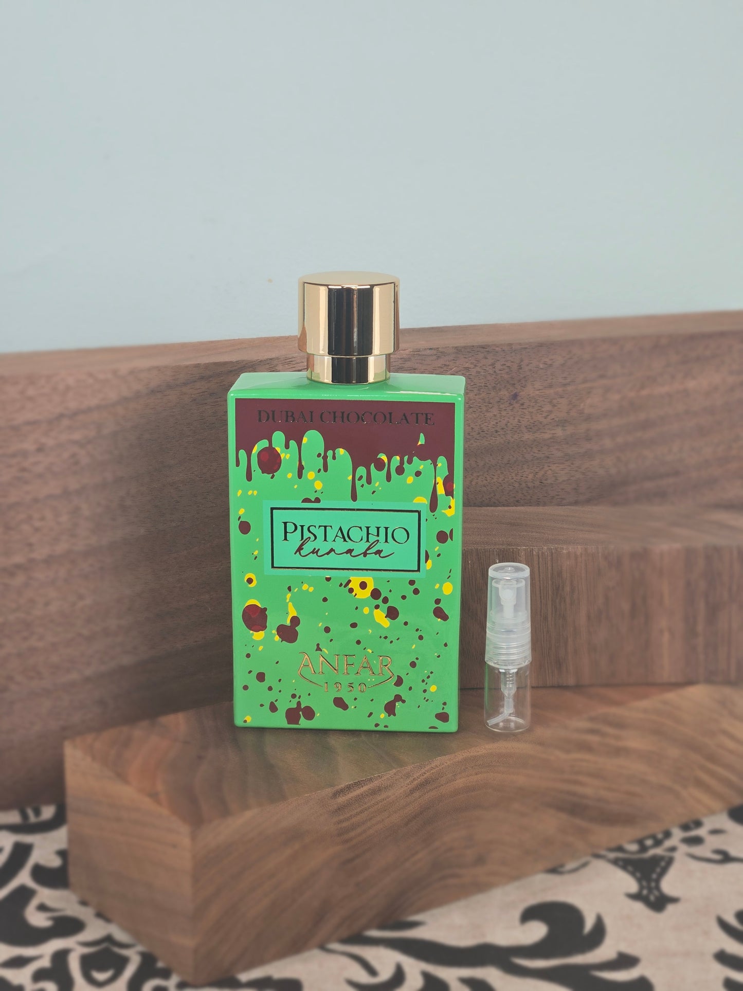 Anfar 1950 Pistachio Kunafa - Perfume Sample 5ml/2ml - Travel Size - Middle Eastern Fragrance