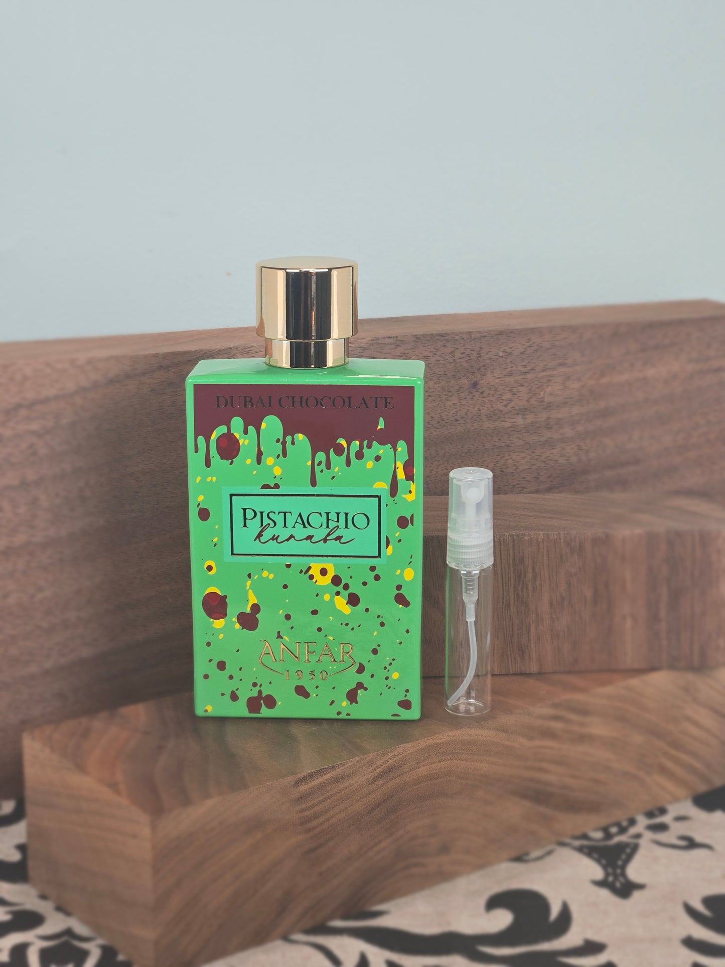 Anfar 1950 Pistachio Kunafa - Perfume Sample 5ml/2ml - Travel Size - Middle Eastern Fragrance