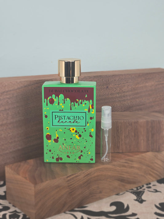 Anfar 1950 Pistachio Kunafa - Perfume Sample 5ml/2ml - Travel Size - Middle Eastern Fragrance
