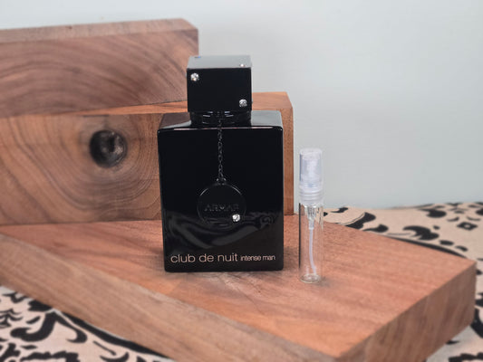 Armaf Club De Nuit Intense For Men - Perfume Sample 5ml/2ml - Travel Size - Middle Eastern Fragrance