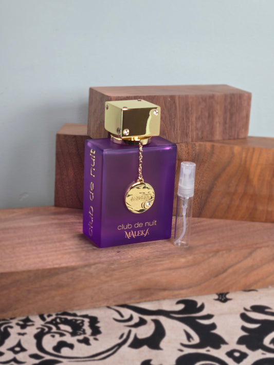 Armaf Club De Nuit Maleka - Échantillon de Parfum 5ml/2ml - Format de Voyage - Parfum du Moyen-Orient