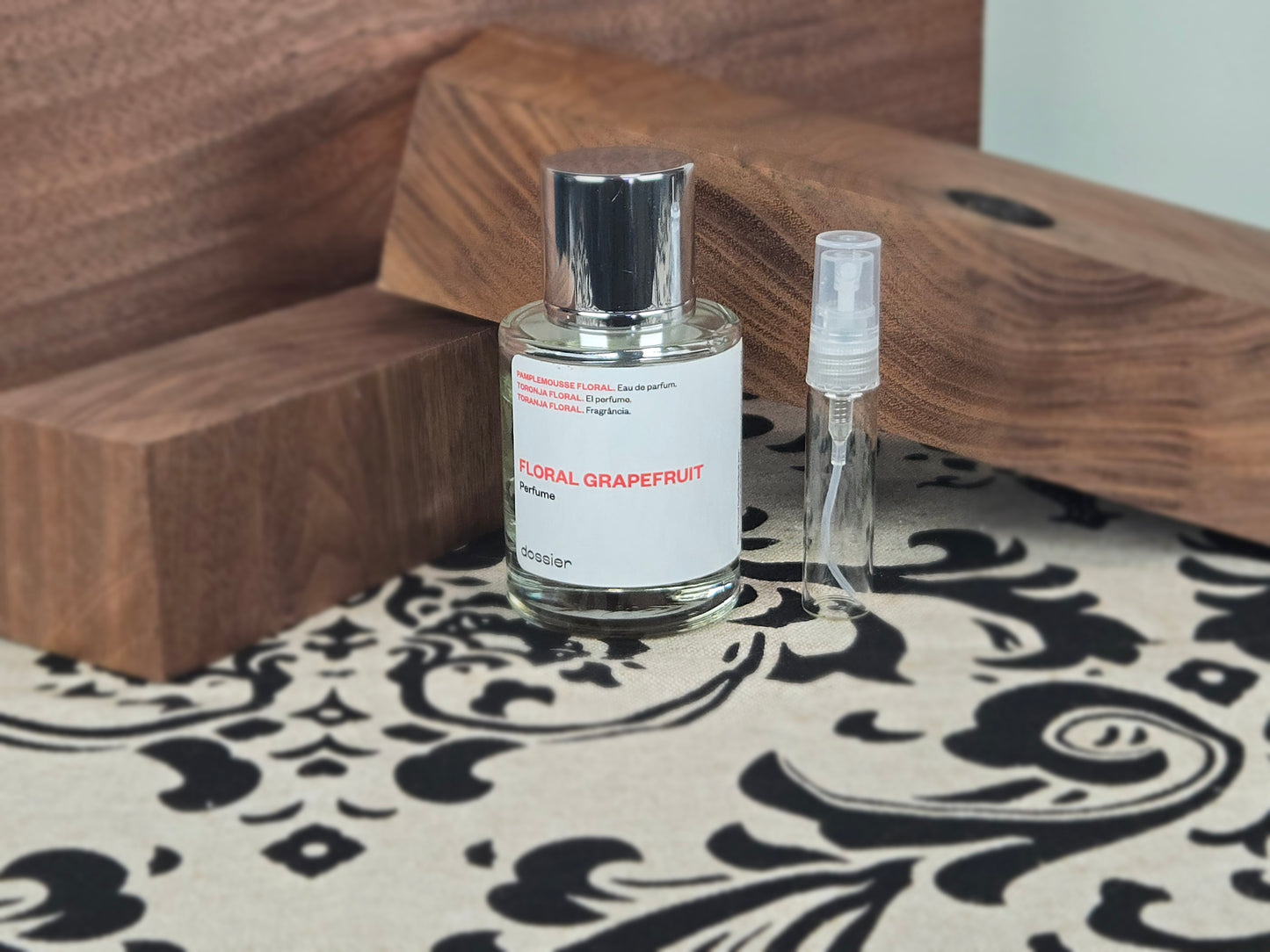 Dossier Floral Grapefruit - Échantillon de Parfum 5ml/2ml - Format de Voyage - Parfum Dupe