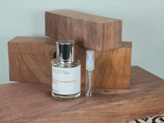 Woody Sandalwood Dossier - Perfume Sample 5ml/2ml - Travel Size - Perfume Dupe