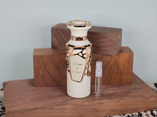 Fragrance World Creme of Clouds - 5ml/2ml Perfume Sample - Travel Size - Middle Eastern Fragrance