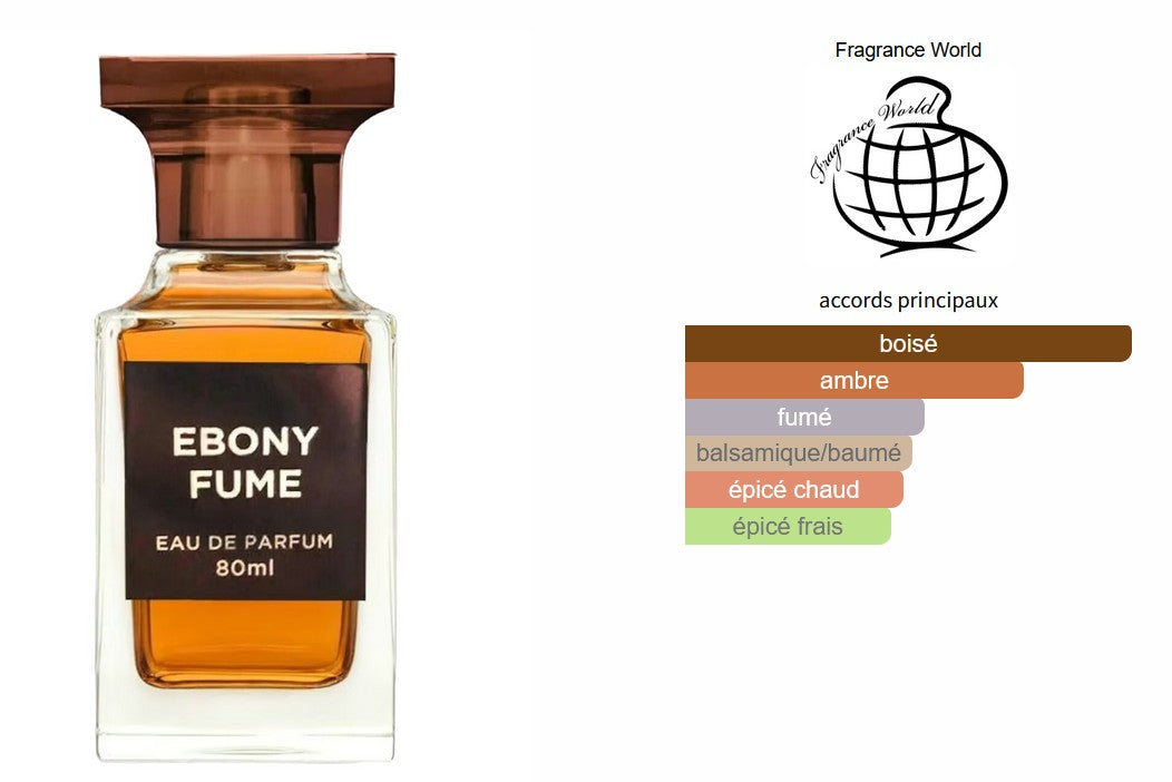 Fragrance World Ebony Fume - Perfume Sample 5ml/2ml - Travel Size - Middle Eastern Fragrance