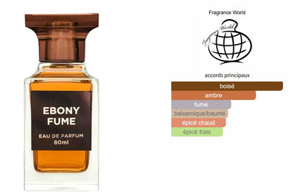 Fragrance World Ebony Fume - Perfume Sample 5ml/2ml - Travel Size - Middle Eastern Fragrance