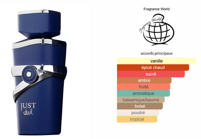 Fragrance World Just Azraq - Perfume Sample 5ml/2ml - Travel Size - Middle Eastern Fragrance