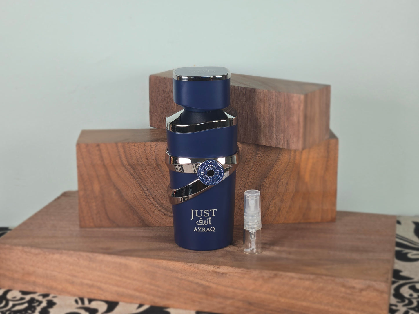 Fragrance World Just Azraq - Perfume Sample 5ml/2ml - Travel Size - Middle Eastern Fragrance