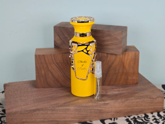 Fragrance World Nectar of Ecstacy - Échantillon de Parfum 5ml/2ml - Format de Voyage - Parfum du Moyen-Orient