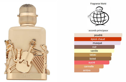 Fragrance World Notes Jazz - Échantillon de Parfum 5ml/2ml - Format de Voyage - Parfum du Moyen-Orient