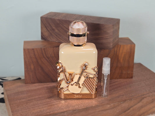 Fragrance World Notes Jazz - Échantillon de Parfum 5ml/2ml - Format de Voyage - Parfum du Moyen-Orient