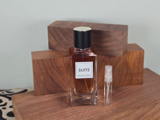 Fragrance World Suits - Échantillon de Parfum 5ml/2ml - Format de Voyage - Parfum du Moyen-Orient