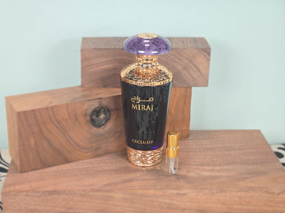 French Avenue Miraj Exclusif - Perfume Sample 5ml/2ml - Travel Size - Middle Eastern Fragrance