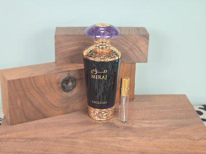 French Avenue Miraj Exclusif - Perfume Sample 5ml/2ml - Travel Size - Middle Eastern Fragrance