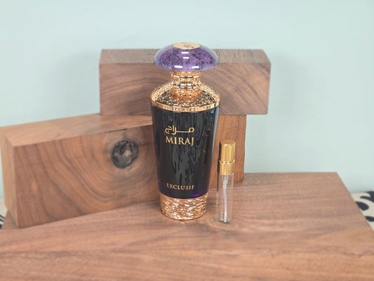 French Avenue Miraj Exclusif - Échantillon de Parfum 5ml/2ml - Format de Voyage - Parfum du Moyen-Orient