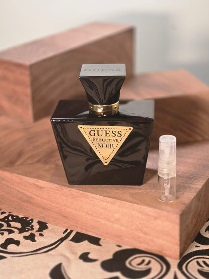 Guess Seductive Noir - Échantillon de Parfum Designer 5ml/2ml - Format de Voyage