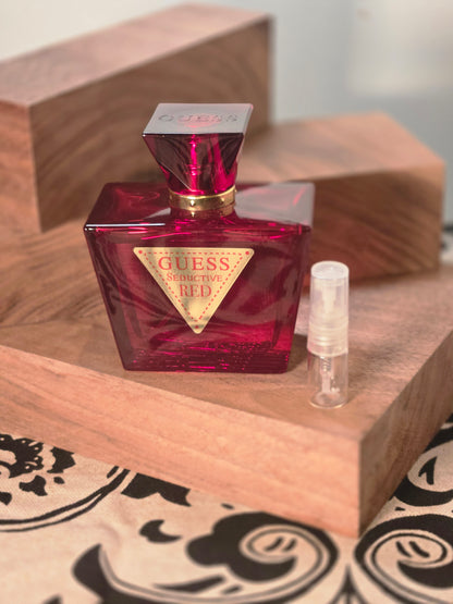 Guess Seductive Red - Échantillon de Parfum Designer 5ml/2ml - Format de Voyage