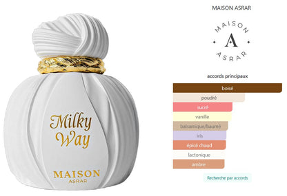 Maison Asrar Milky Way - Perfume Sample 5ml/2ml - Travel Size - Middle Eastern Fragrance