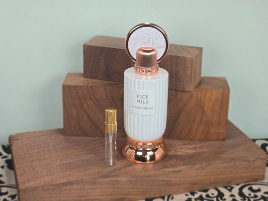 Gulf Orchid Rice Milk - Échantillon de Parfum 5ml/2ml - Format de Voyage - Parfum du Moyen-Orient