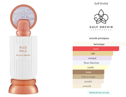 Gulf Orchid Rice Milk - Échantillon de Parfum 5ml/2ml - Format de Voyage - Parfum du Moyen-Orient