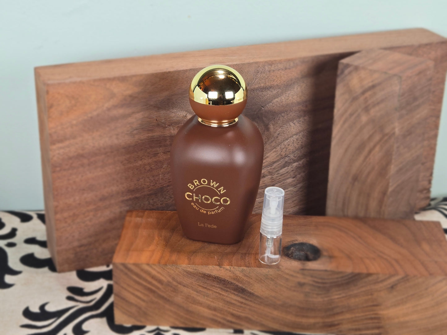 Khadlaj La Fede Brown Choco - Perfume Sample 5ml/2ml - Travel Size - Middle Eastern Fragrance